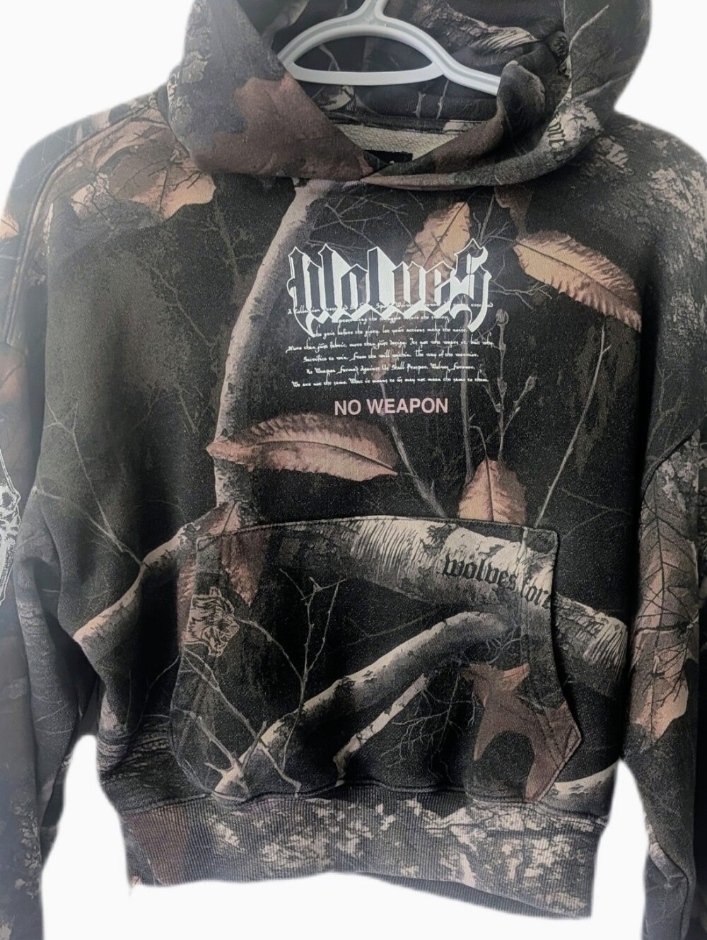 Rare Limited Edition Darc Sport "No Weapon" Camo Cropped Hoodie - XS (229/1000)